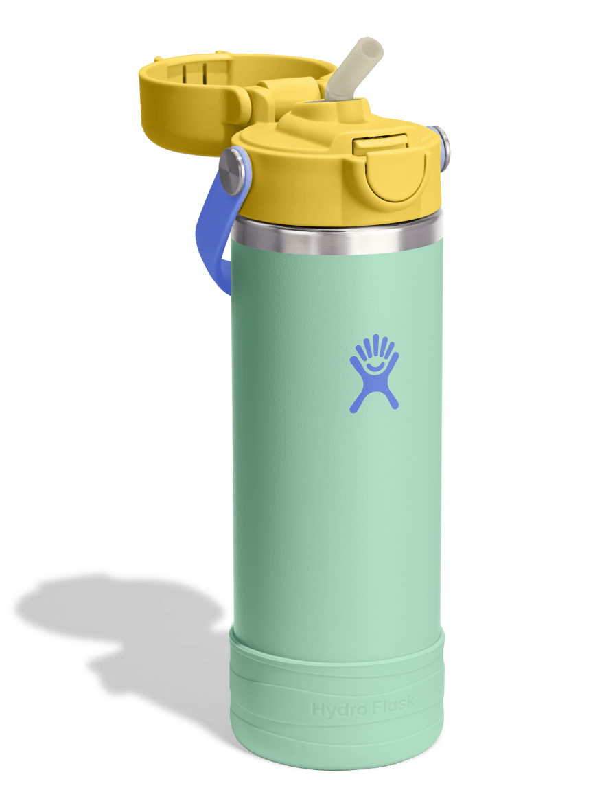 Covered-cap kids bottle