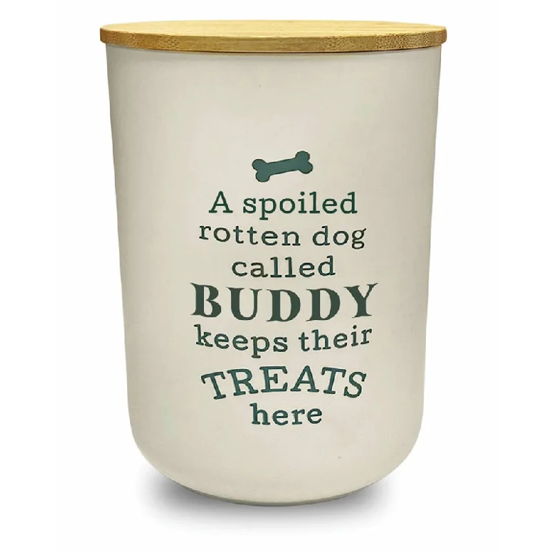 H & H Gifts : Dog Treat Jar - Buddy