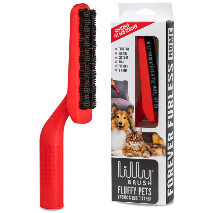 LILLY FLUFFY PETS BRUSH RED