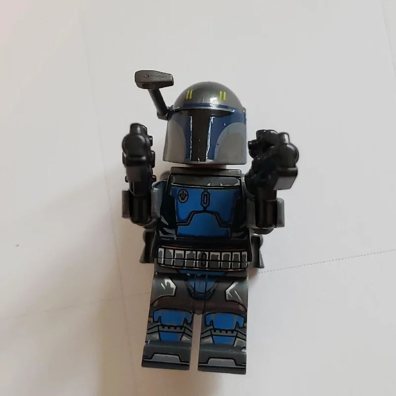 Lego Compatible Mandalorian (Blue) Minifig