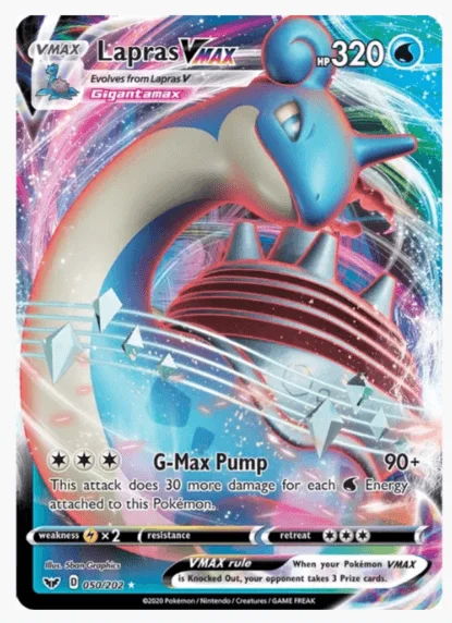 Lapras VMAX - SWSH01: Sword & Shield Base Set #050/202