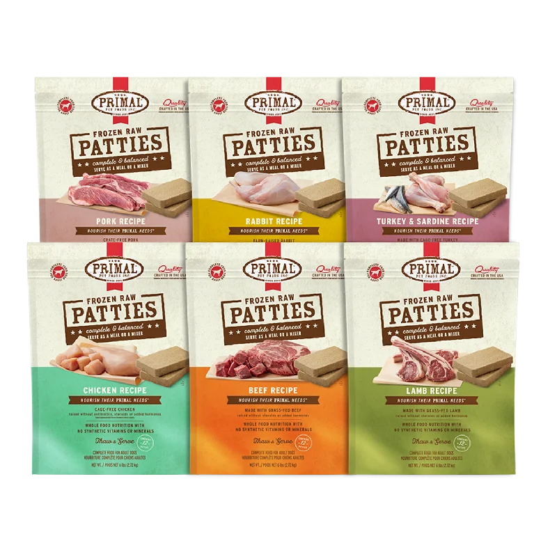 Frozen Raw Patties Dog Food