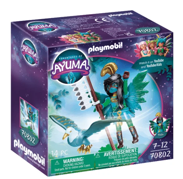 Playmobil - Adventures Of Ayuma Felia Knight Fairy with Soul Animal 70802