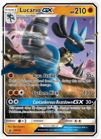 Lucario GX - SM Promos #SM100