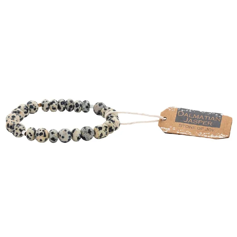 Scout Curated Wears : Stone Stack Bracelet Dalmatian Jasper - Stone of Joy