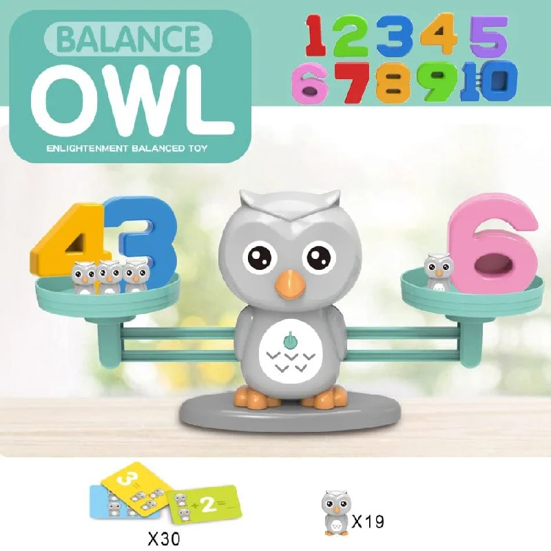 Owl Balancing: Math and Fun Learning Toy for Kids Age 4+