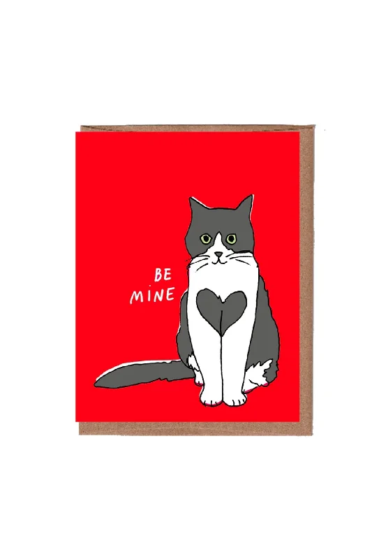 Heart Cat Valentine's Day Card