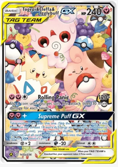 Togepi & Cleffa & Igglybuff GX - 143a/236 - Alternate Art Promos