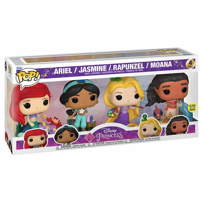 Funko POP 4-pack - Disney Princess