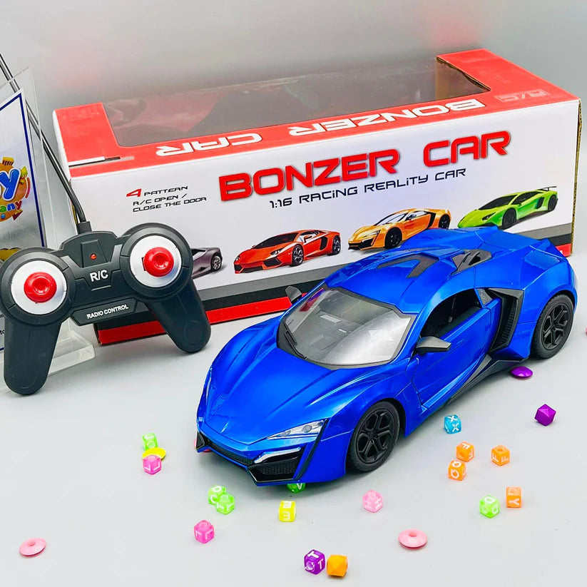 Remote Control Sports Car Toys for Kids (Blue)