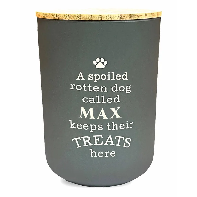 H & H Gifts : Dog Treat Jar - Max