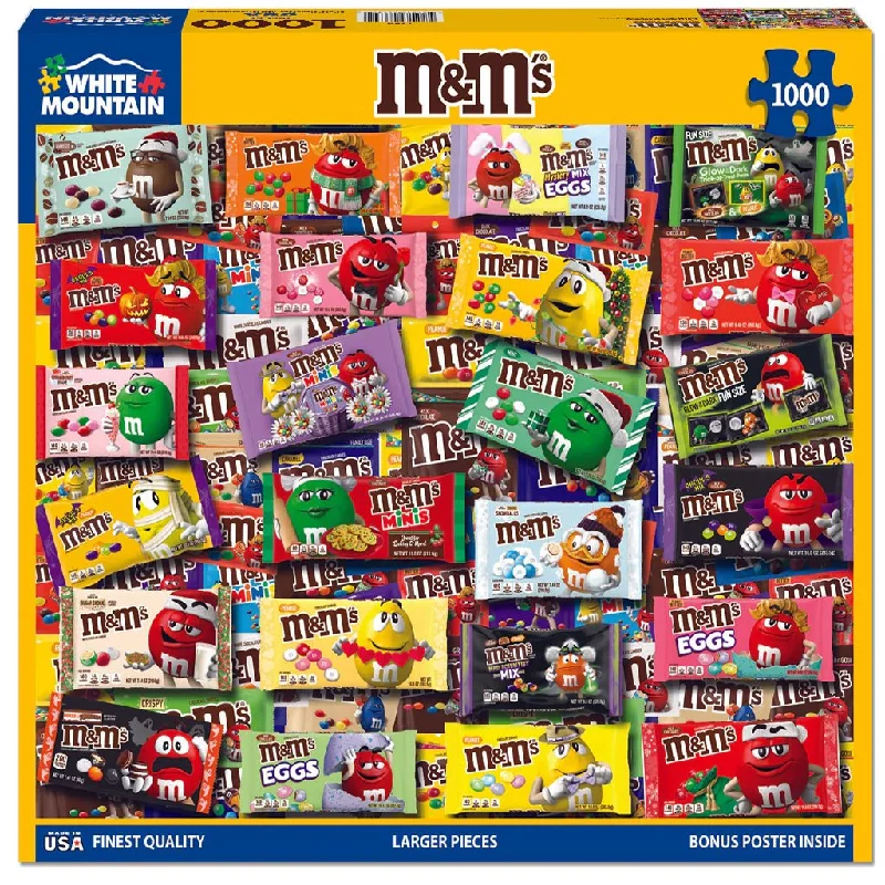 White Mountain : M&M 1000 Piece Puzzle