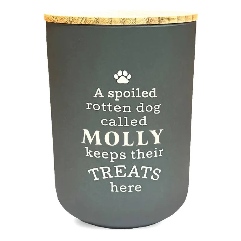 H & H Gifts : Dog Treat Jar - Molly