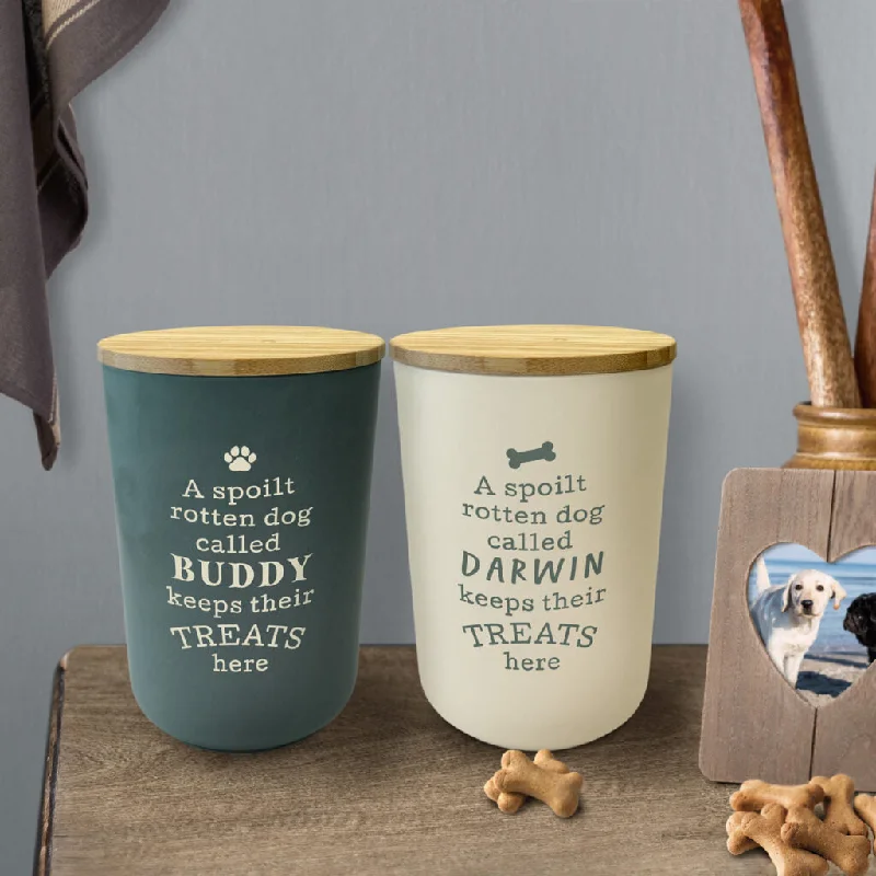 H&H DOG NAME TREAT JAR