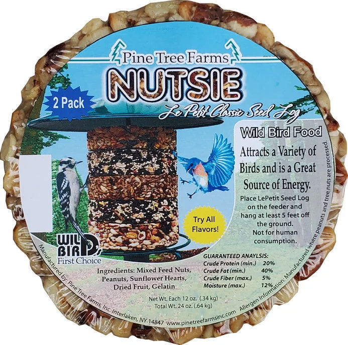 PINE TREE NUTSIE SEED LOG 9.5oz/2pk