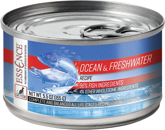 Essence Grain Free Ocean & Freshwater Recipe Canned Cat Food