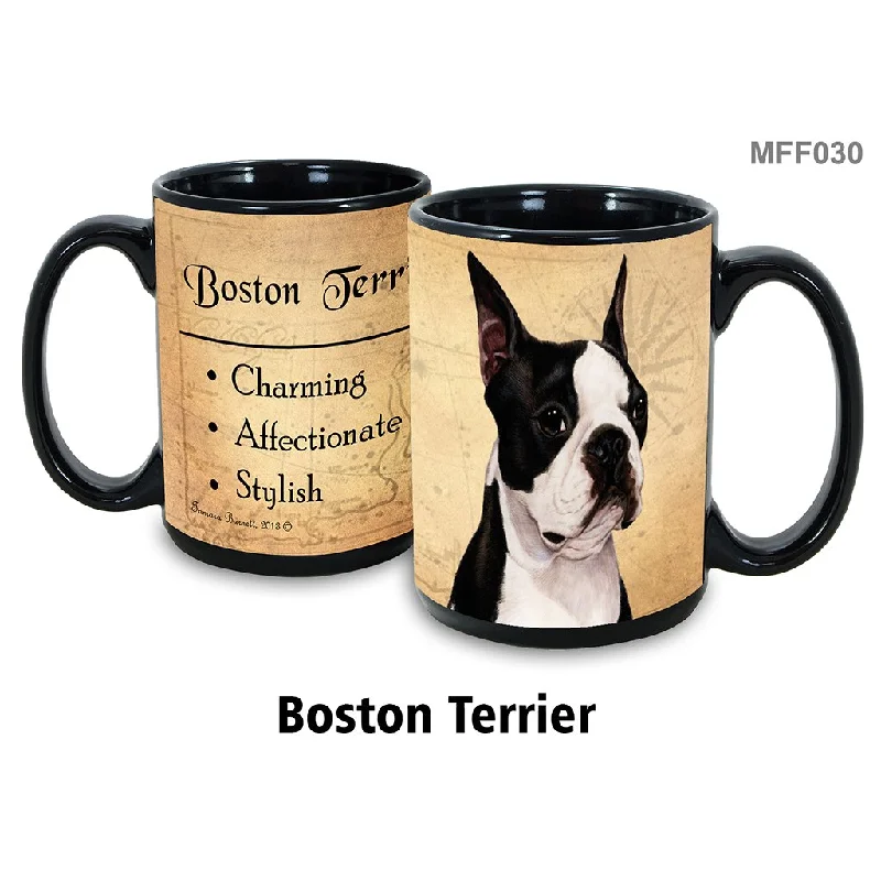 Pet Gift USA :  Boston Terrier - Frise - My Faithful Friends Mug 15oz