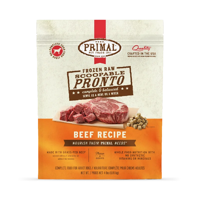 Frozen Raw Scoopable Pronto Dog Food <br> Beef Recipe