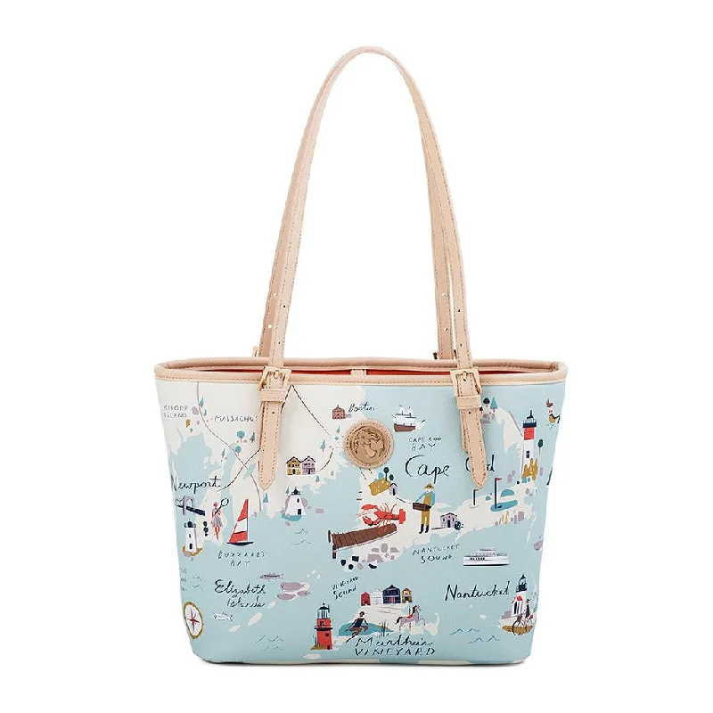 Spartina 449 : Northeastern Harbors Small Map Tote