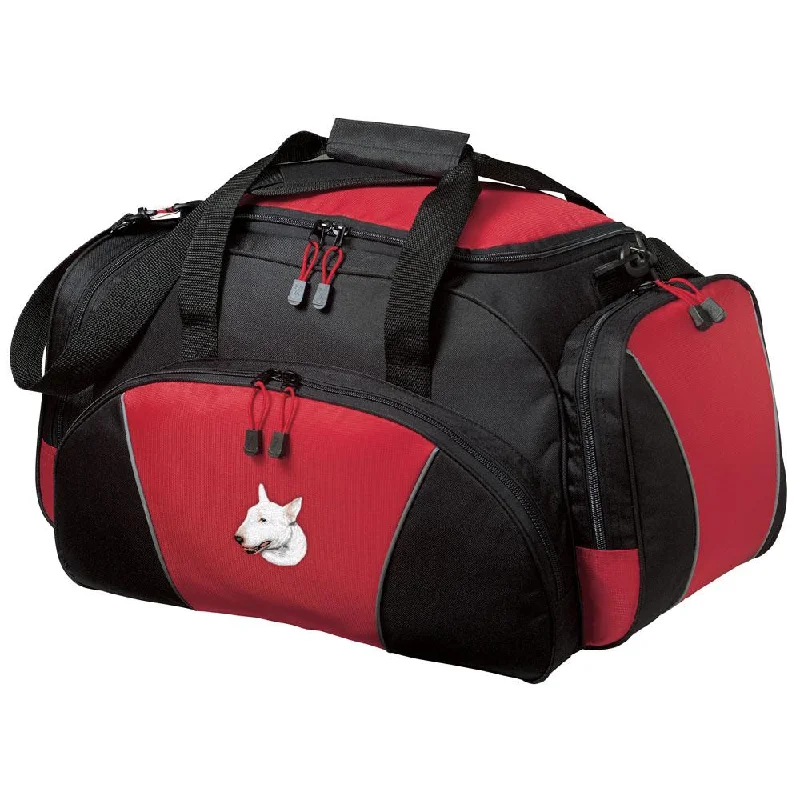 Bull Terrier Embroidered Duffel Bags