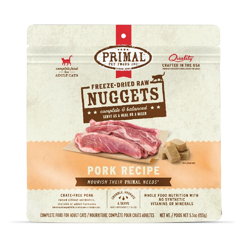 Freeze-Dried Raw Nuggets Cat Food <br> Pork Recipe