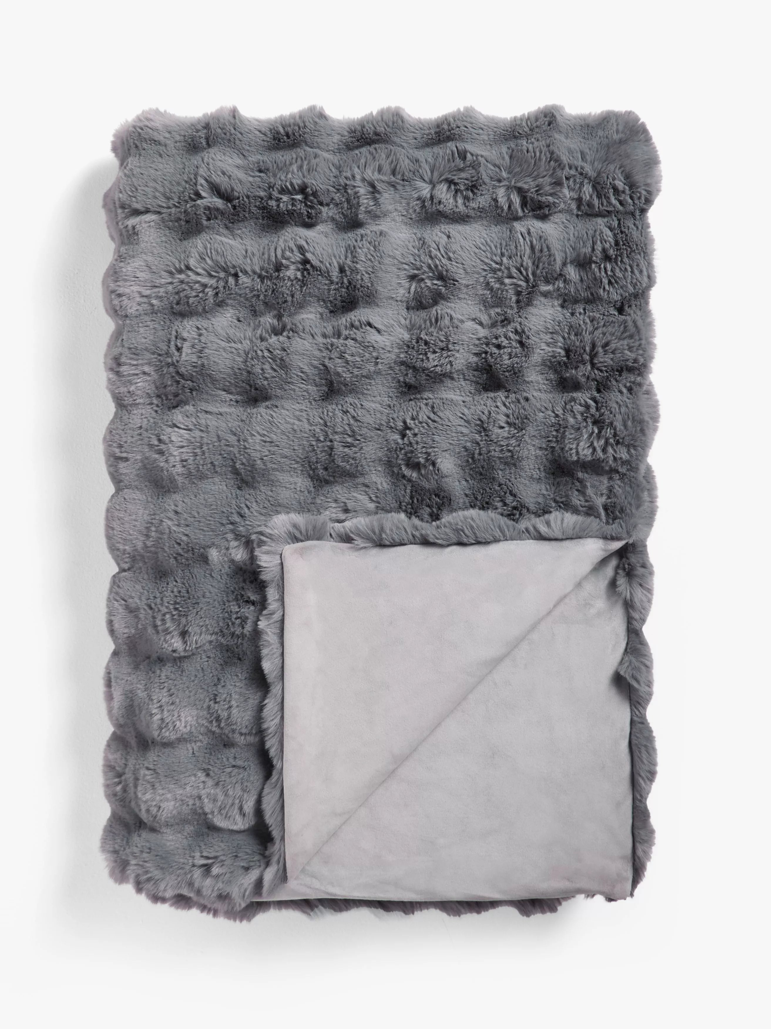 John Lewis Wave Fur Throw