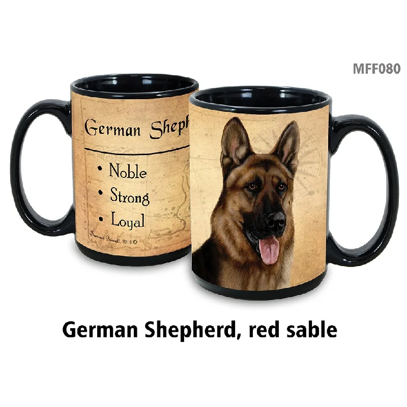 Pet Gift USA : German Shepherd Red - My Faithful Friends Mug 15oz