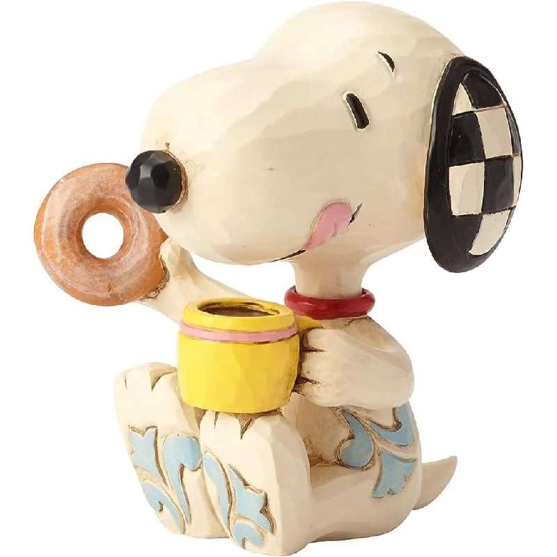 Jim Shore : Peanuts Snoopy Donuts and Coffee Mini