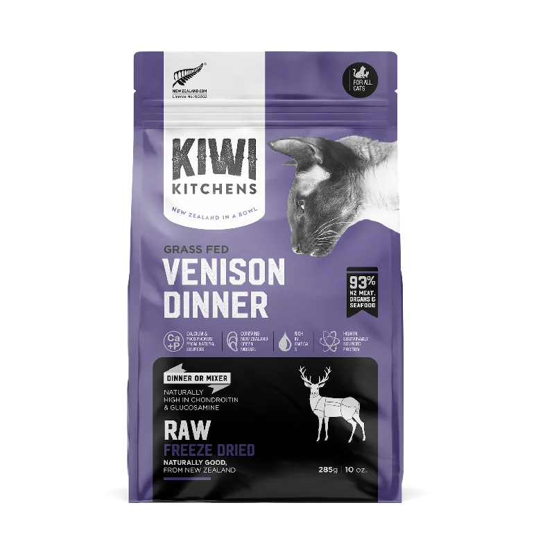 Kiwi Kitchens Raw Freeze Dried Cat Food - Venison