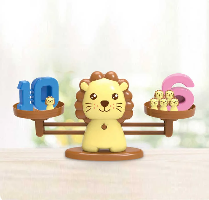 Lion Balancing: Math and Fun Learning Toy for Kids Age 4+