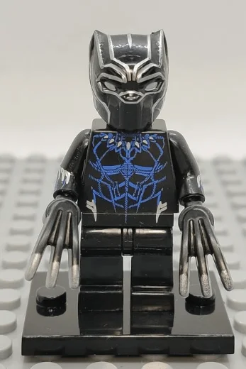 Custom Lego Compatible Black Panther Minifig