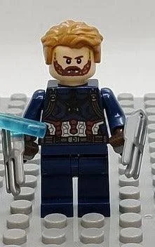 Custom Lego Compatible Steve Rogers Captain America Minifig