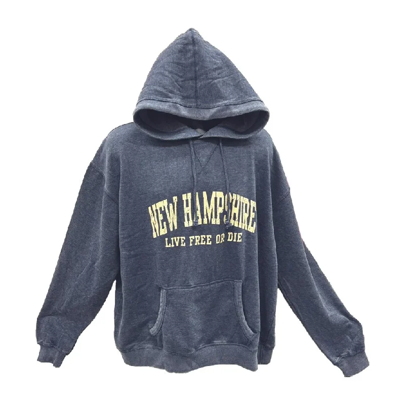 New Hampshire Hoodie Sweatshirt in Navy