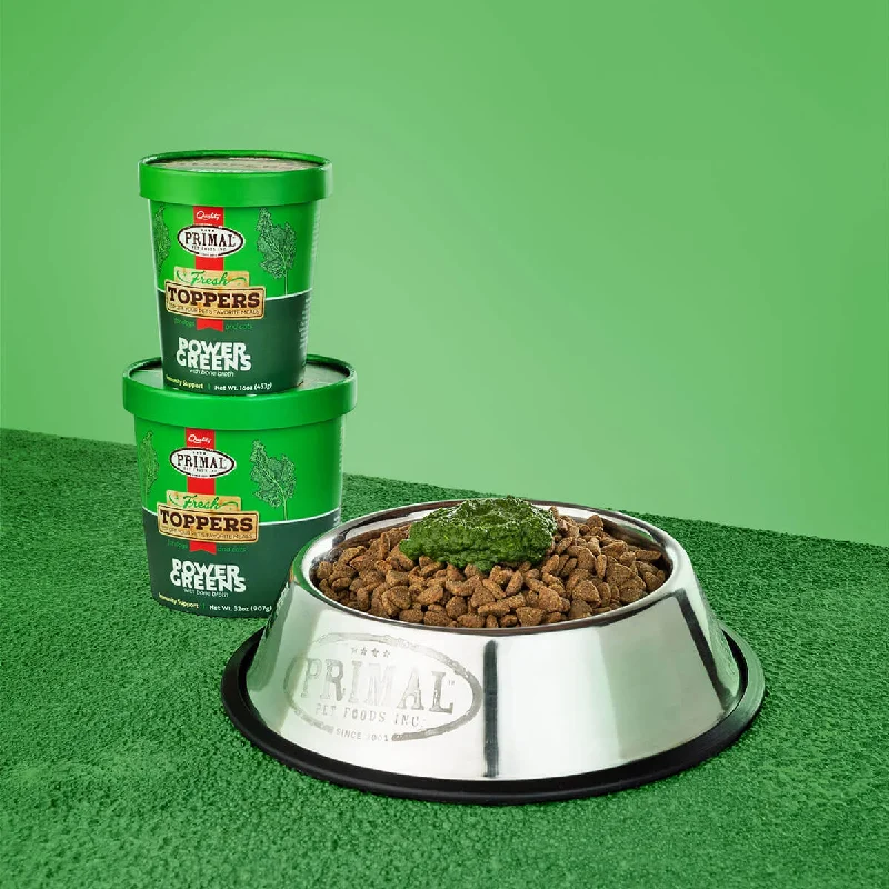 Fresh Toppers for Cat & Dog Food <br> Power Greens Recipe