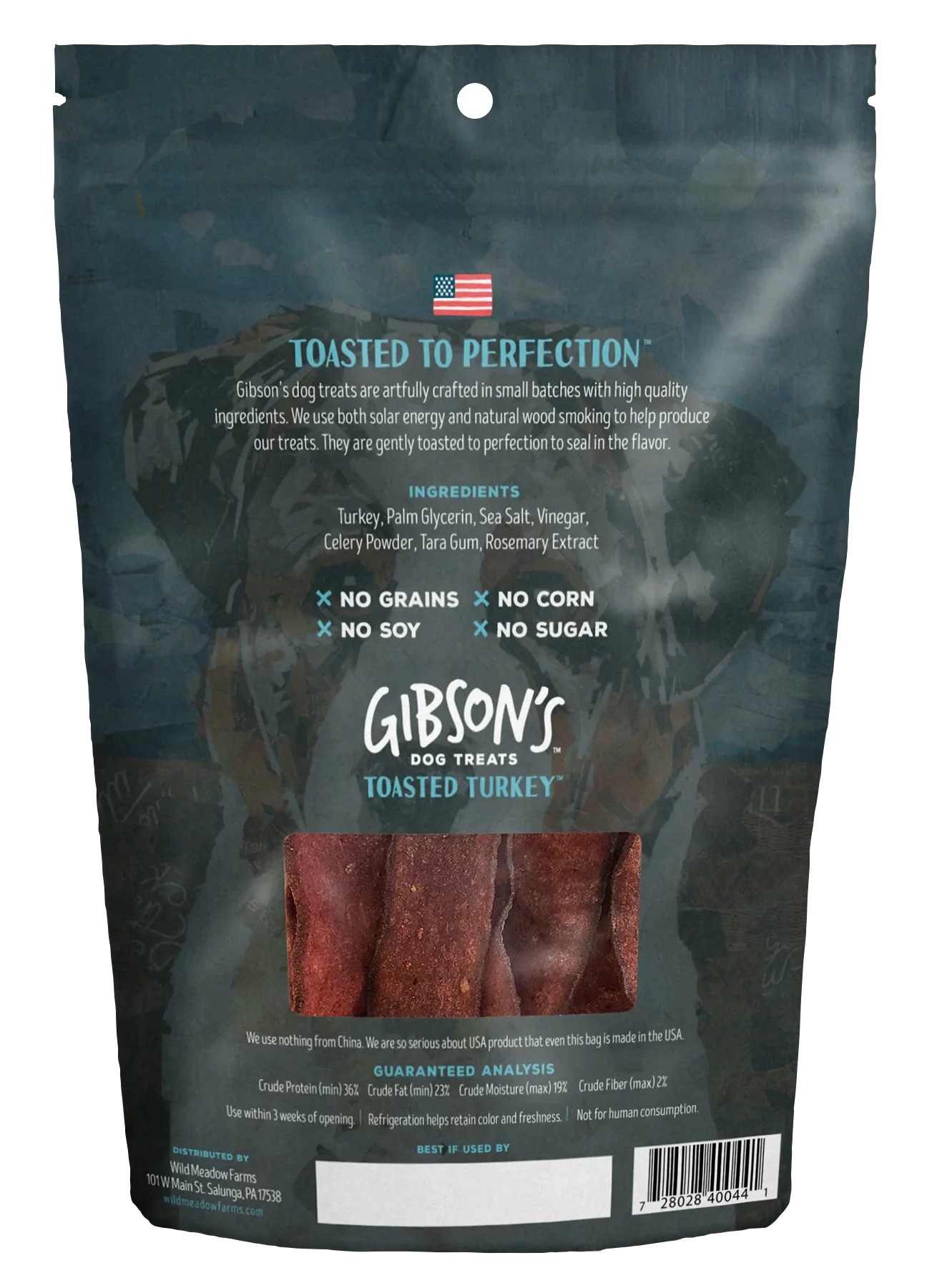 Wild Meadow Gibson's Toasted Turkey Jerky Dog Treats