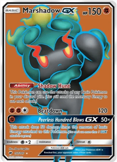 Marshadow GX (Full Art) - SM - Burning Shadows  #137/147