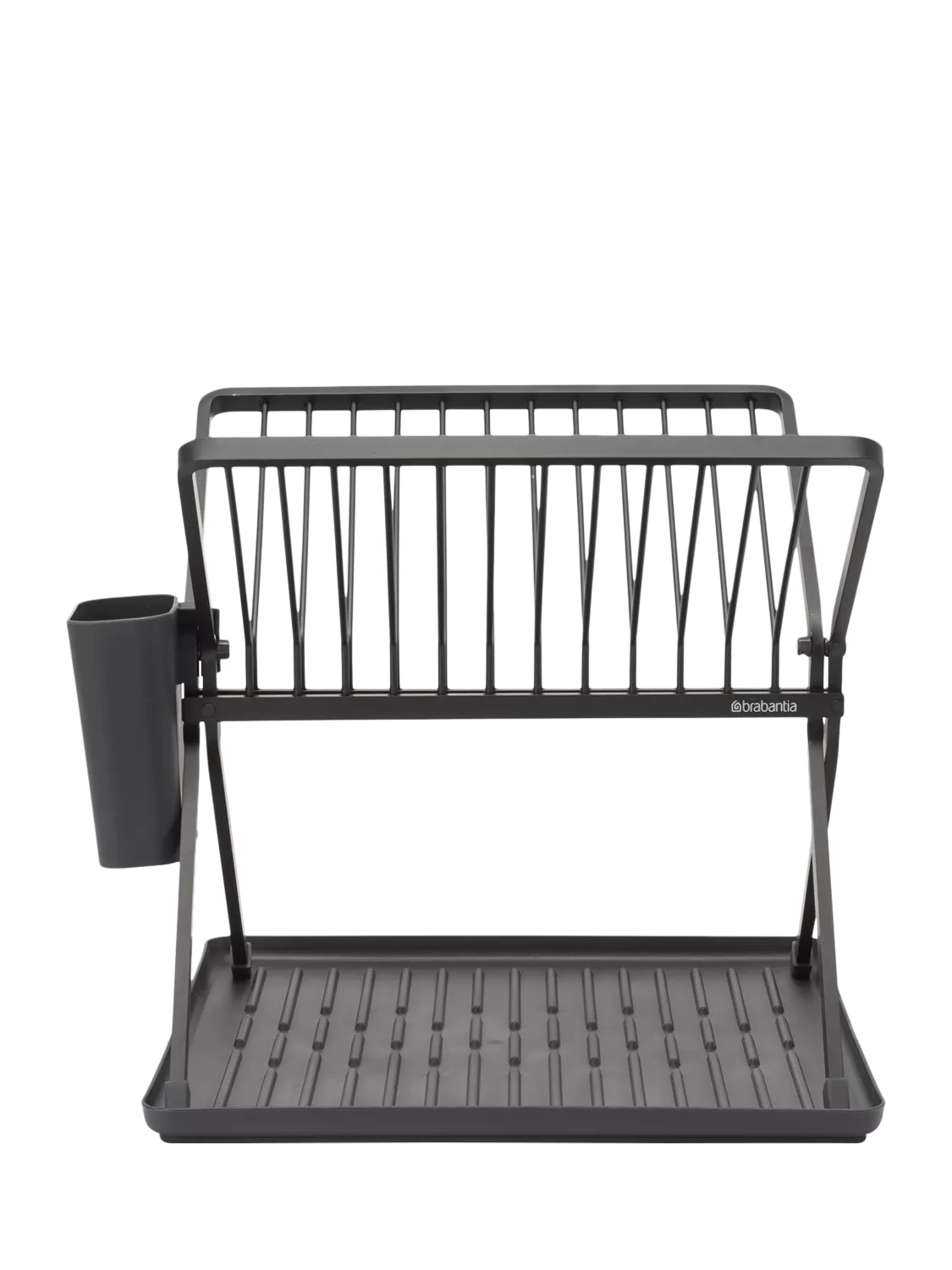 Brabantia SinkSide Foldable Dish Drying Rack, Dark Grey