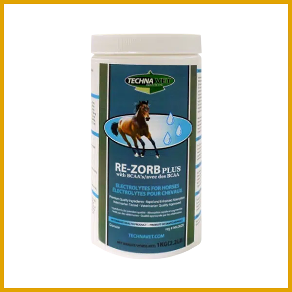 TechnaVet Re-Zorb Plus Electrolytes with BCAA's for Horses 1KG