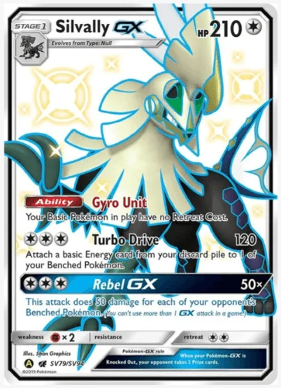 Silvally GX - Hidden Fates: Shiny Vault #SV79/SV94