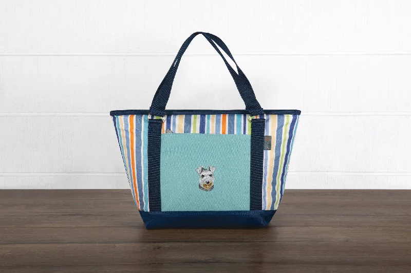 Miniature Schnauzer Embroidered Topanga Cooler Tote Bag