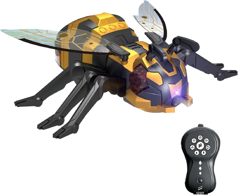 Realistic RC Honey Bee Robot with LED Lights & Mist Spray