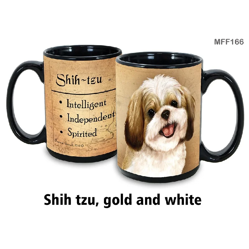 Pet Gift USA : Shih Tzu - Gold & White - My Faithful Friends Mug 15oz