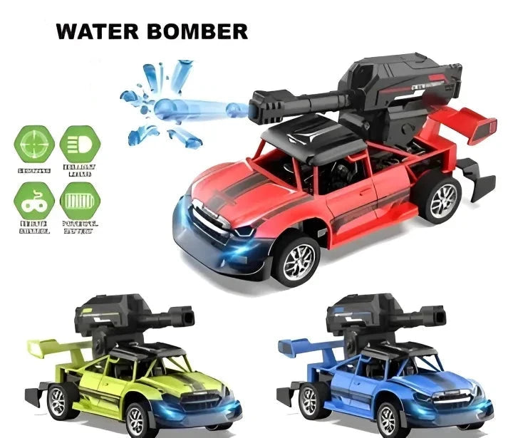 Water Bomb Shooting Remote Control Car for Kids