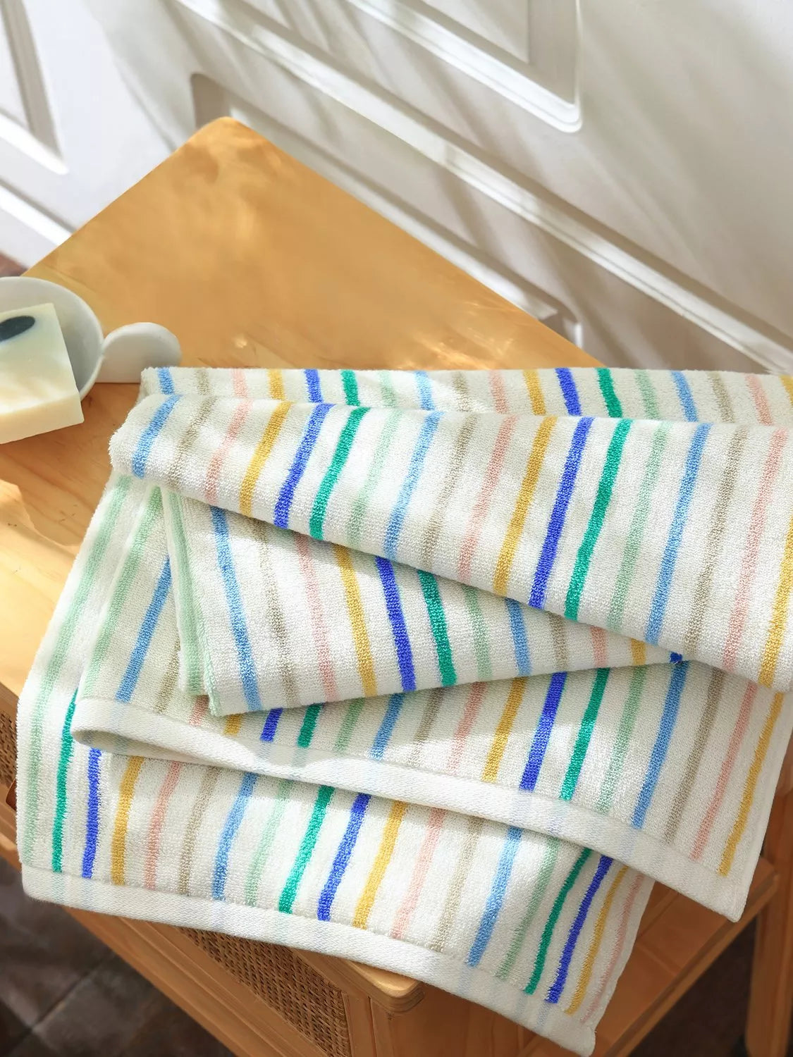 bluebellgray Mallaig Towels, White/Multi