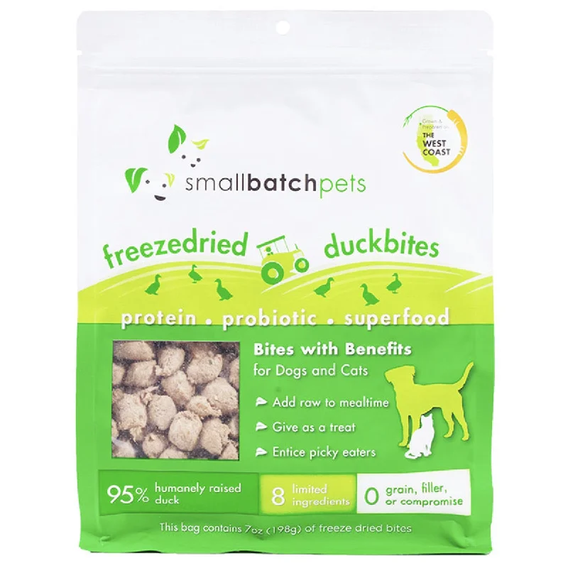 SmallBatch Freeze-Dried Duck Bites Dog & Cat Treats - 7oz