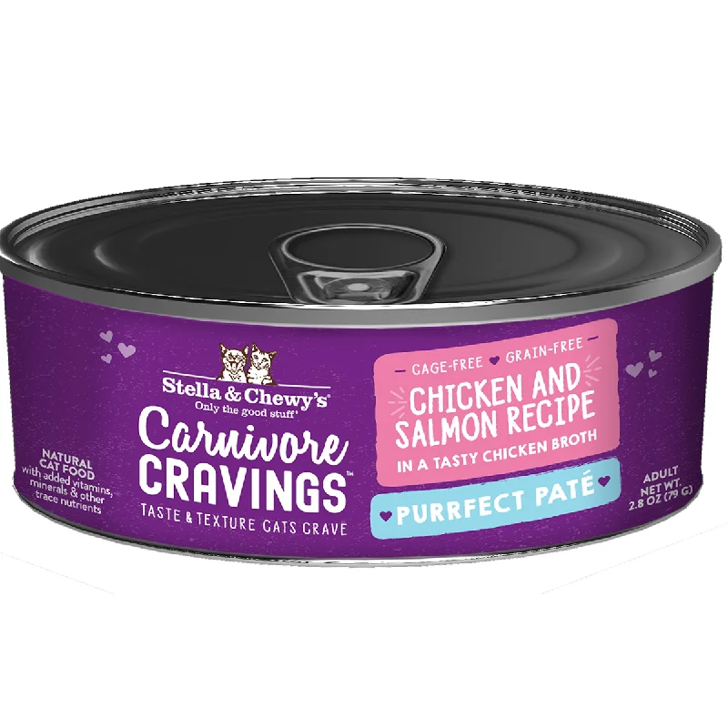 Stella & Chewy's Carnivore Cravings Purrfect Pate Chicken & Salmon Cat Food