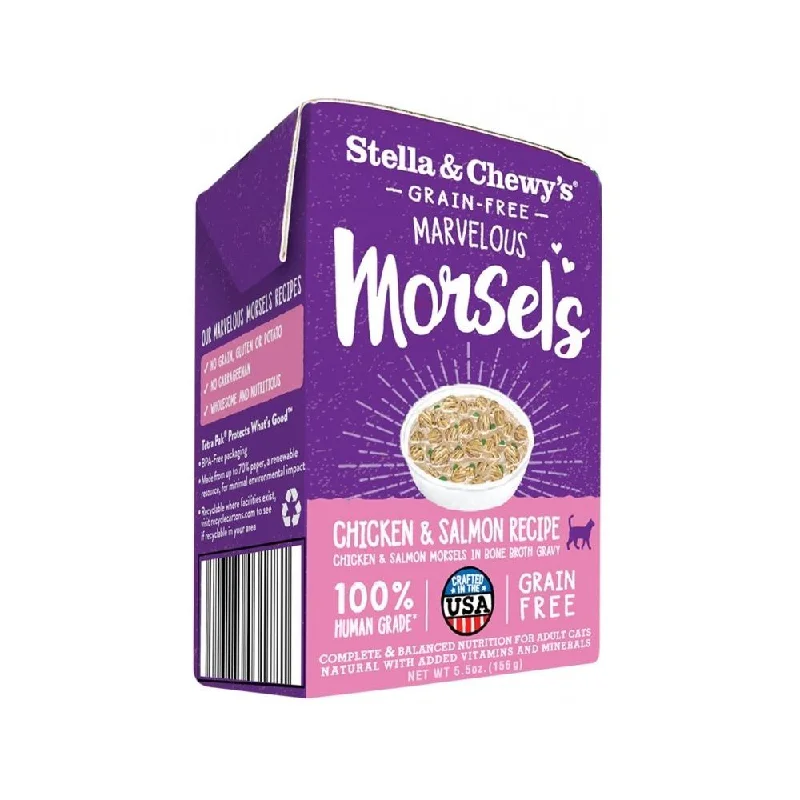 Grain Free Chicken & Salmon Morsels Stew Adult Cat Food