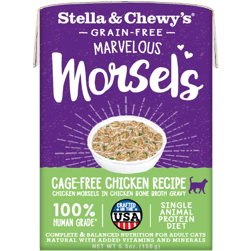 Stella & Chewy's Marvelous Morsels Cage-Free Chicken Recipe Cat Food - 5.5oz