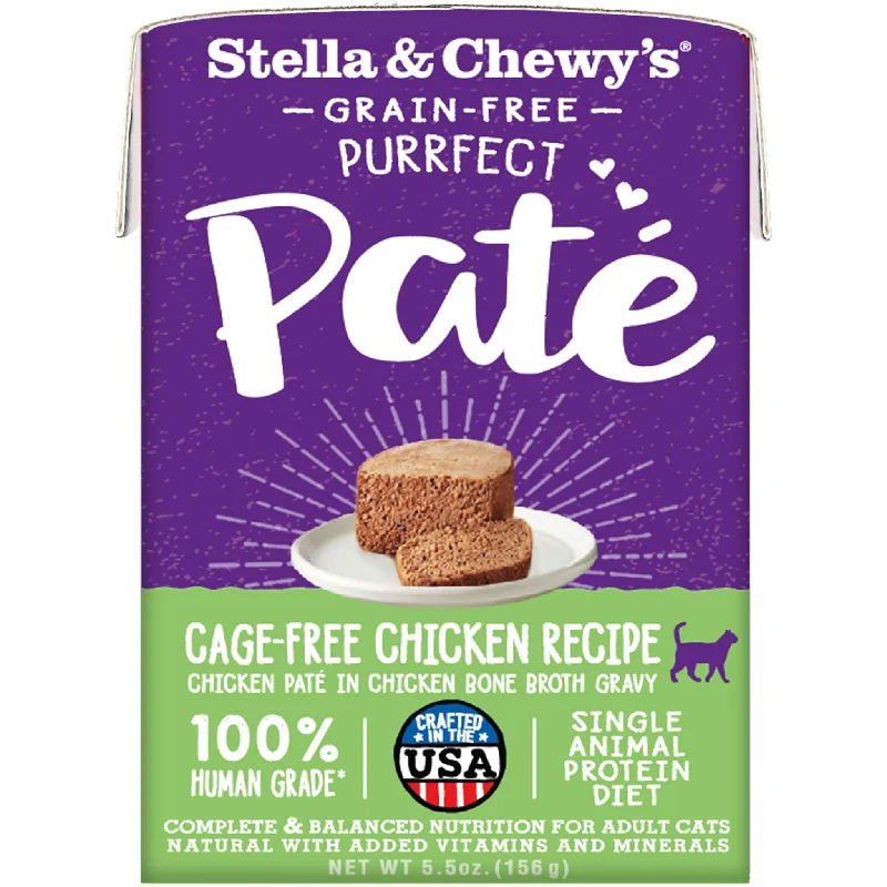 Stella & Chewy's Purrfect Pate Cage-Free Chicken Recipe Wet Cat Food - 5.5oz