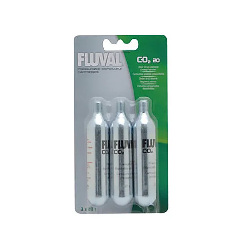 Fluval Pressurized CO2 Disposable Cartridges 3 x 20g